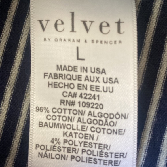 Velvet by Graham & Spencer Men’s L T-shirt NWT - Picture 4 of 4